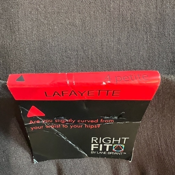 Lane Bryant Lafayette chocolate brown pants, size 20 Petite (former 4), NWT - Picture 7 of 10